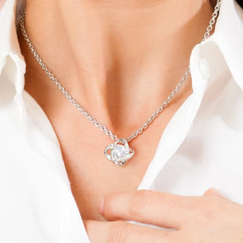 Necklace with Love Knot