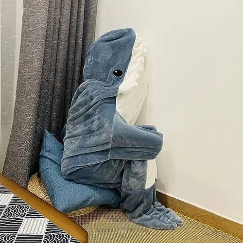 Sharky Hooded Blanket