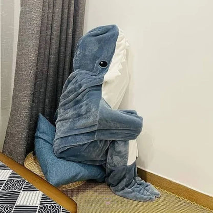 Sharky Hooded Blanket
