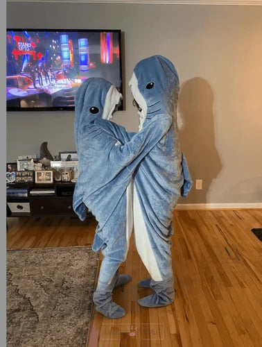 Sharky Hooded Blanket